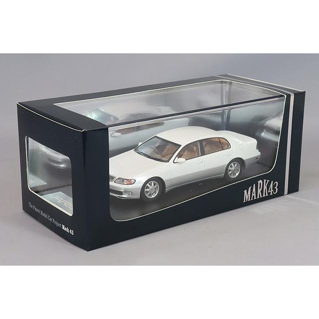 MARK43 1/43 トヨタ アリスト 3.0V (JZS147) ホワイトパールマイカトーニングGの画像
