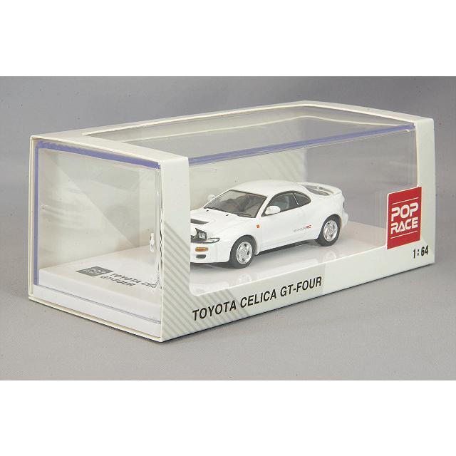 ミニカー/完成品 POPRACE 1/64 トヨタ セリカ GT-4 ST185 スーパーホワイト｜kidbox｜04