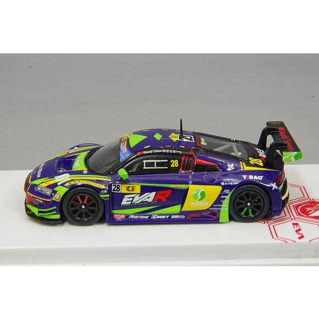 ミニカー/完成品 POP RACE 1/64 アウディ R8 LMS エヴァ RT 初号機