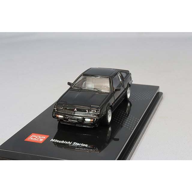 ミニカー/完成品 POP RACE 1/64 三菱 スタリオン ブラック
