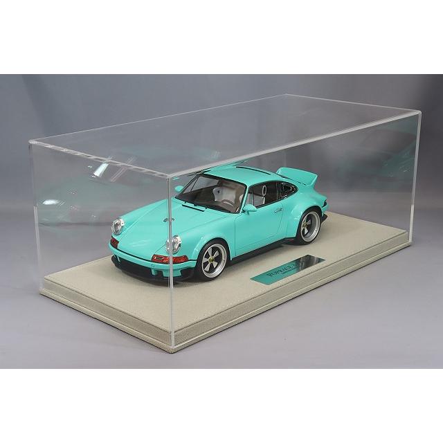 ミニカー/完成品 POP RACE 1/18 シンガー DLS ティファニーブルー