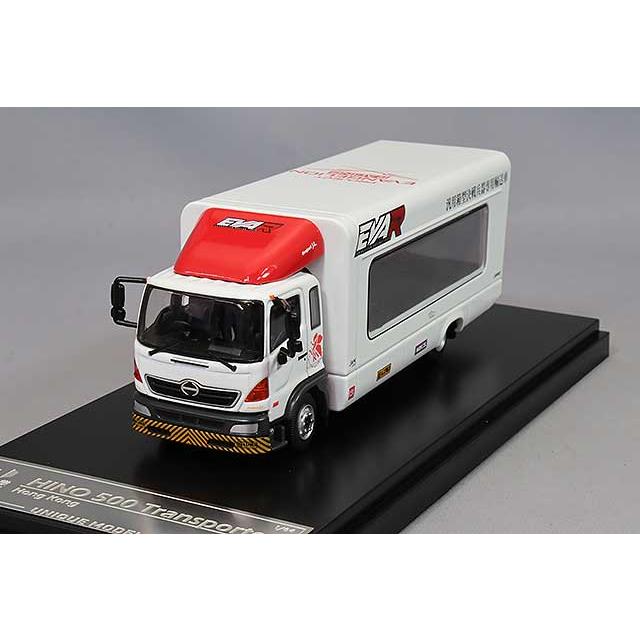 POP RACE 1/64 日野 500 エヴァ レーシング トランスポーター (NERV