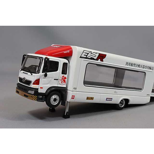 POP RACE 1/64 日野 500 エヴァ レーシング トランスポーター (NERV