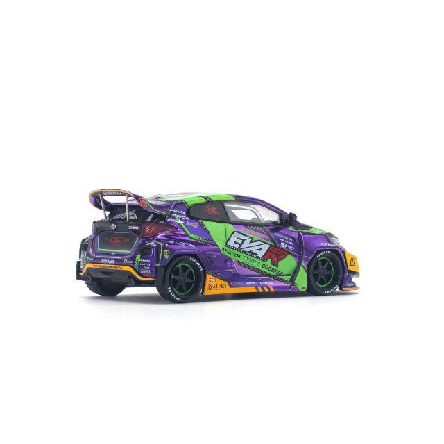 POP RACE 1/64 エヴァRT GRヤリス 3台セット POPRACE 1/64 トヨタ GR ヤリス エヴァ RT初号機 GOODRIDE : キッド
