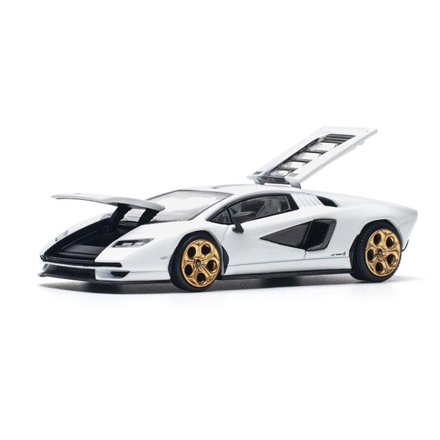 POP RACE 1/64 ランボルギーニ カウンタック LPI 800-4 BIANCO