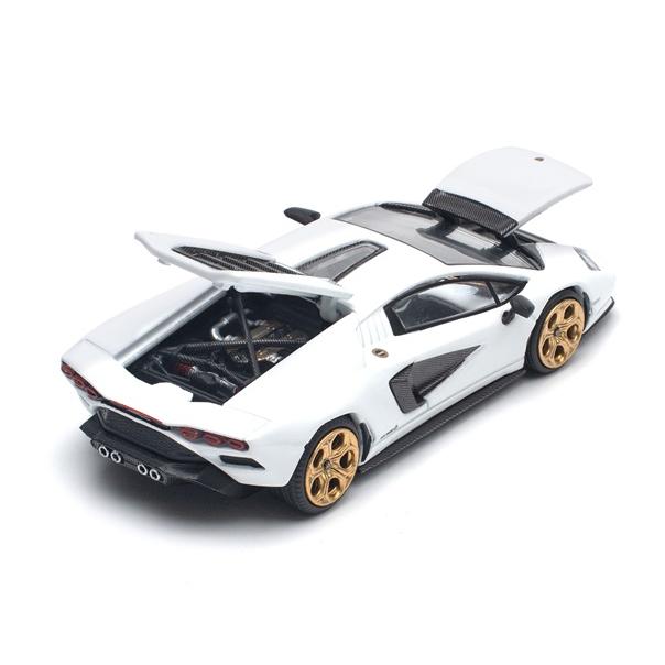 POP RACE 1/64 ランボルギーニ カウンタック LPI 800-4 BIANCO