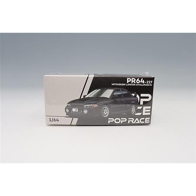 POP RACE 1/64 三菱 ランサー エボリューション IV ピレニーズブラック