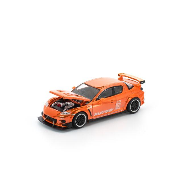 POP RACE 1/64 マツダ RX-8 RE雨宮 クロームオレンジ |  | 09