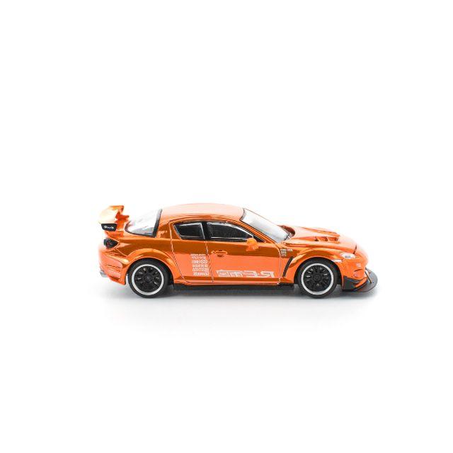 POP RACE 1/64 マツダ RX-8 RE雨宮 クロームオレンジ |  | 02