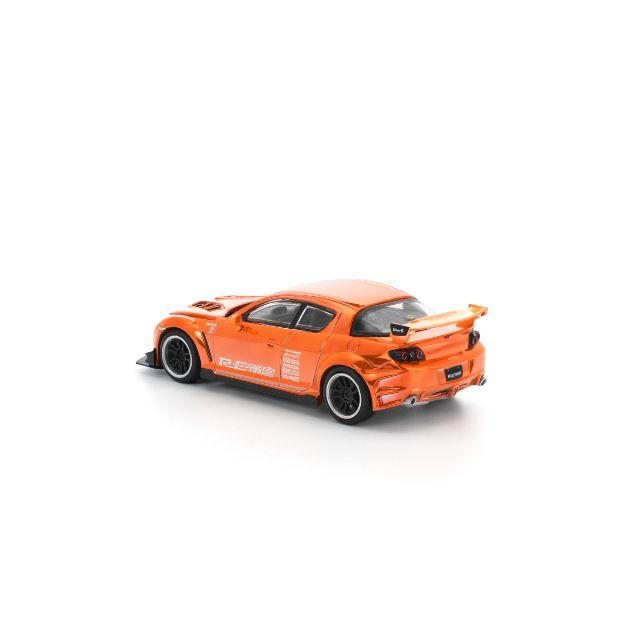 POP RACE 1/64 マツダ RX-8 RE雨宮 クロームオレンジ |  | 04