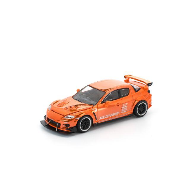 POP RACE 1/64 マツダ RX-8 RE雨宮 クロームオレンジ |  | 08