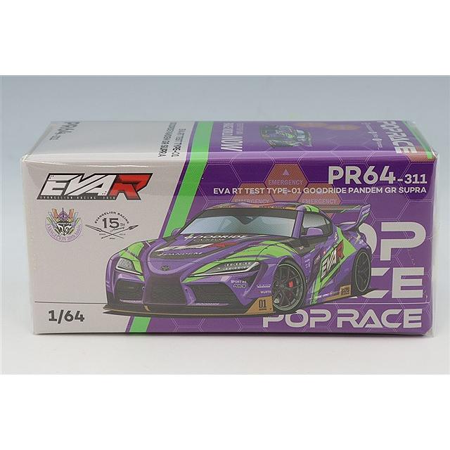POP RACE 1/64 エヴァ RT 初号機 GOODRIDE パンデム GR スープラ