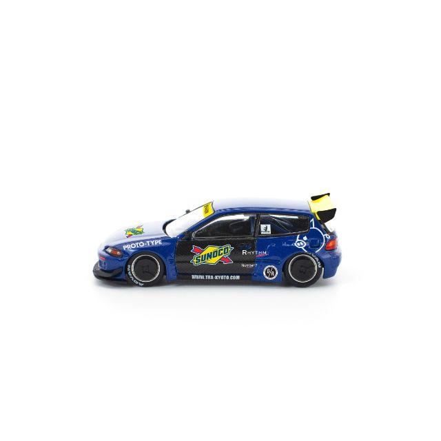 POP RACE 1/64 パンデム シビック EG6 ブルー/ブラック |  | 02