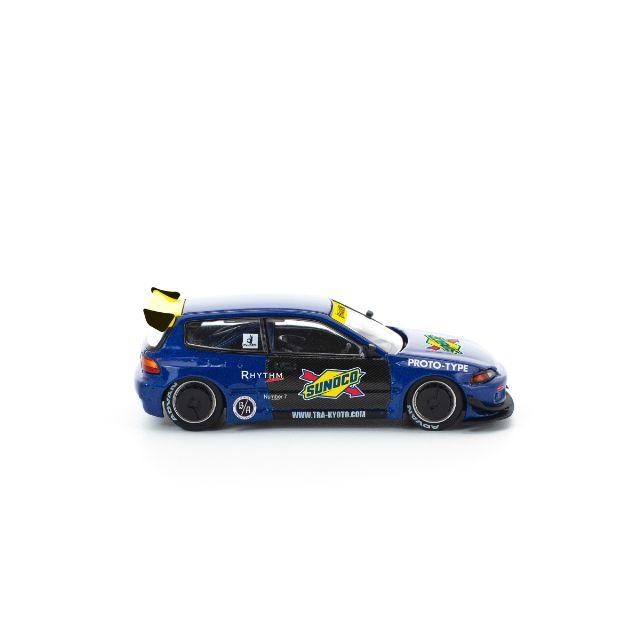 POP RACE 1/64 パンデム シビック EG6 ブルー/ブラック |  | 04