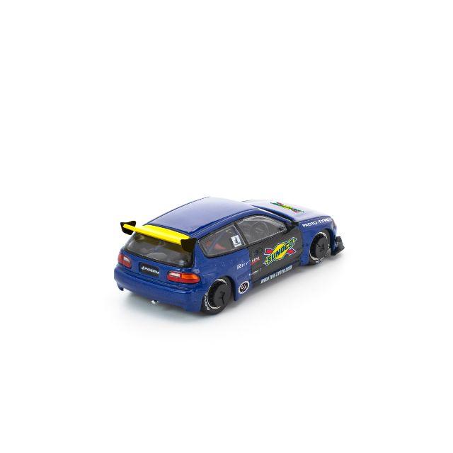 POP RACE 1/64 パンデム シビック EG6 ブルー/ブラック |  | 05