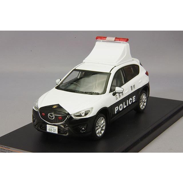 ミニカー/完成品 プレミアムX 1/43 マツダ CX-5 広島県警 LED表示灯付 2013 ダイキャスト製 | 