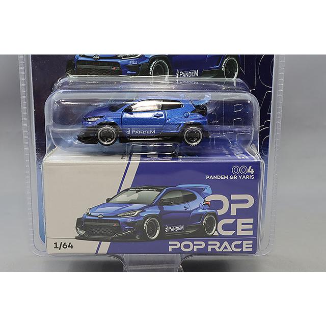 POP RACE x Enigma 1/64 パンデム GR-ヤリス メタリックブルー |  | 01
