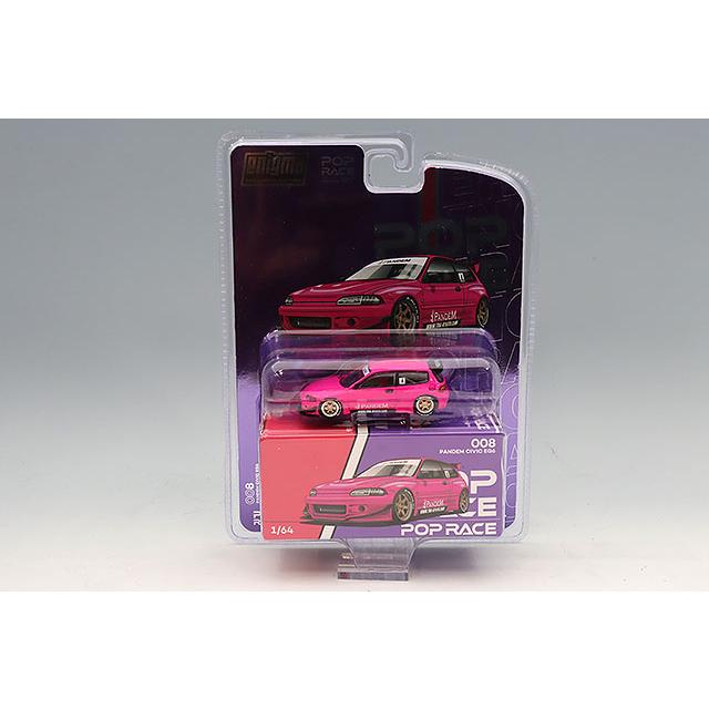 ポップレース 1/64 パンデム シビック EG6 ピンク チェイス Amazon | POP RACE x Enigma 1/64 パンデムシビック EG6