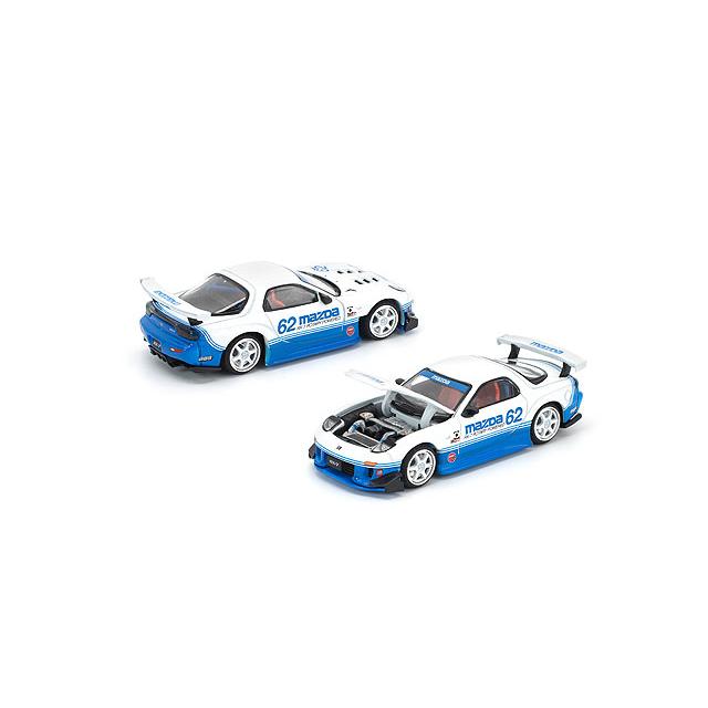 POP RACE x Enigma 1/64 マツダ RX-7 (FD3S) ブルー/ホワイト |  | 02