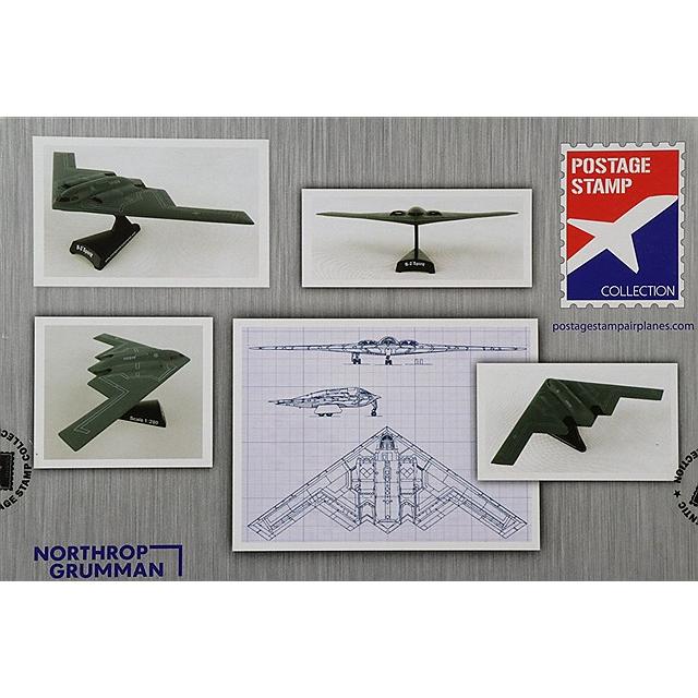 POSTAGE STAMP 1/280 B-2 スピリット アメリカ空軍 ステルス戦略爆撃機 |  | 01