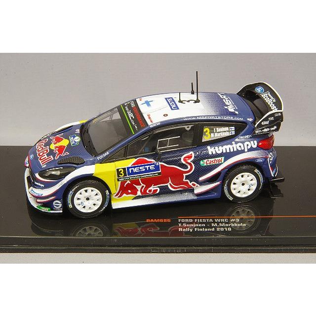 ミニカー/完成品 イクソ 1/43 フォード フィエスタ WRC 2018 ラリー フィンランド #3 T.スニネン/M.マルックラ｜kidbox｜02