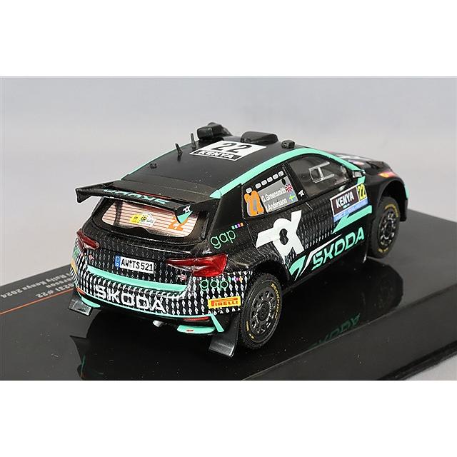 イクソ 1/43 シュコダ ファビア ラリー2 2024 サファリ ラリー ケニア