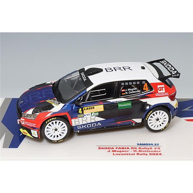 イクソ 1/43 シュコダ ファビア RS ラリー2 2024 ラヴァントタール ラリー ウィナー #4 S.ワグナー/H.オストレンダー |  | 01