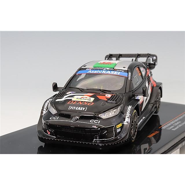 ラリージャパン2024 GRヤリス RALLY1 勝田 1/43 限定モデルカー イクソ 1/43 トヨタ GR ヤリス ラリー1 ハイブリッド 2024 ラリー
