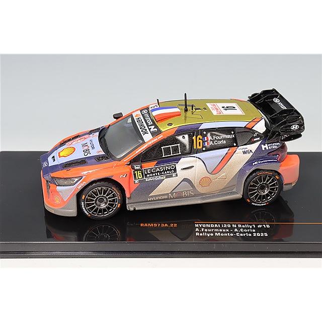 イクソ 1/43 ヒョンデ i20 N ラリー1 2025 モンテカルロ ラリー #16 A