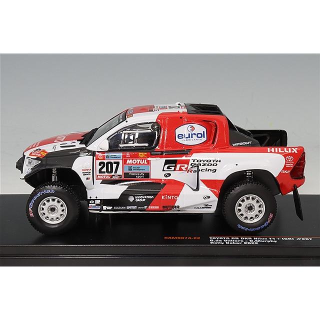 イクソ 1/43 トヨタ GR DKR ハイラックス T1+ 2022 ダカール ラリー