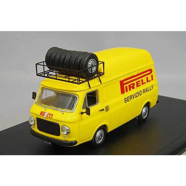 ミニカー/完成品 RIO 1/43 フィアット 238 ハイルーフ ピレリ ラリー サービスカー 1973
