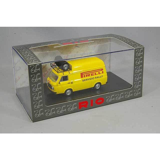 ミニカー/完成品 RIO 1/43 フィアット 238 ハイルーフ ピレリ ラリー サービスカー 1973の画像