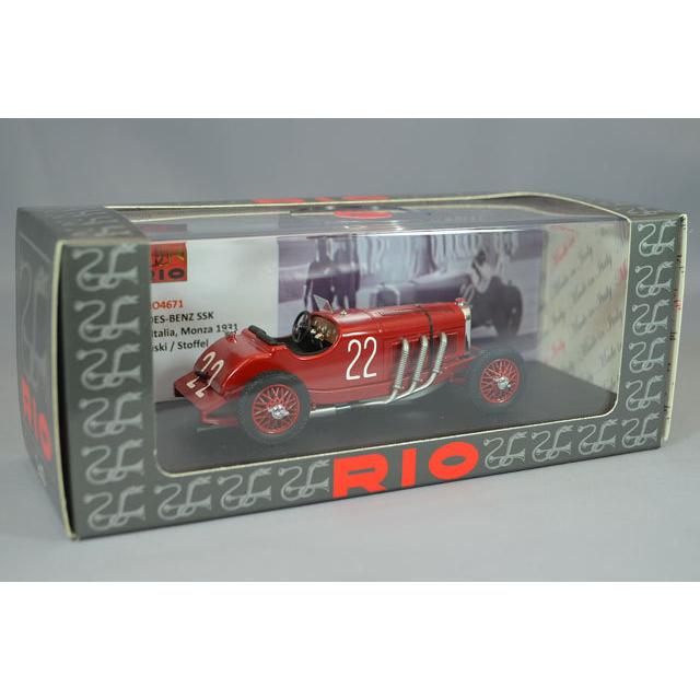 ミニカー/完成品 RIO 1/43 メルセデスベンツ SSK 1931 イタリアGP