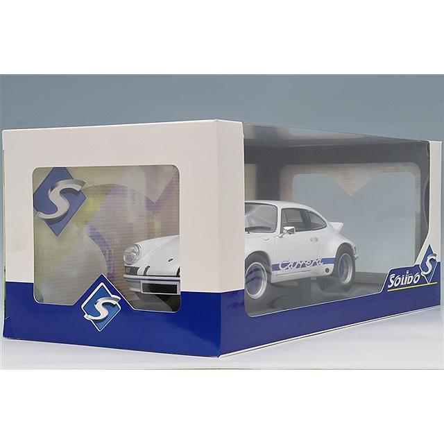 ソリド 1/18 ポルシェ 911 RSR 1973 ホワイト/ブルー : キッドボックス