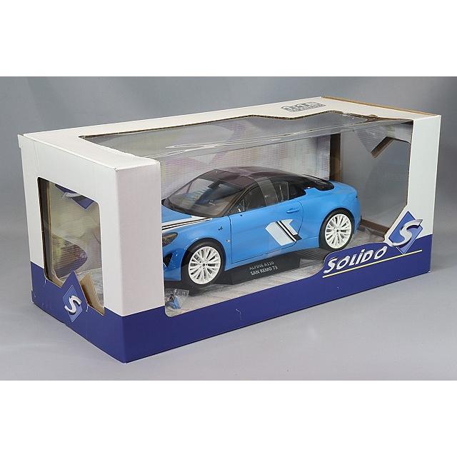 ソリド 1/18 アルピーヌ A110S サンレモ 73 2023 ブルー : キッド