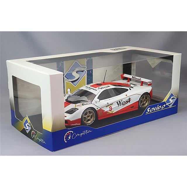 ソリド 1/18 マクラーレン F1 GTR ”WEST” 1995 BPR GT #8 J ソリド 1/18 マクラーレン F1 GTR ”WEST” 1995 BPR GT #8 J