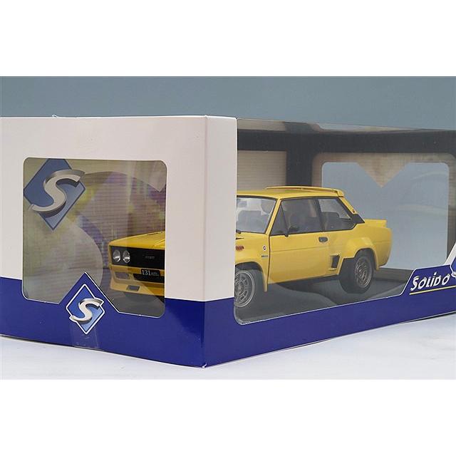 ソリド 1/18 フィアット 131 アバルト 1980 イエロー : キッドボックス