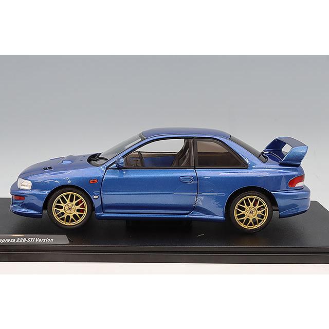 ソリド 1/18 スバル インプレッサ 22B 1998 ブルー 【再入荷