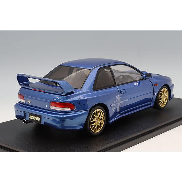 ソリド 1/18 スバル インプレッサ 22B 1998 ブルー 【再入荷