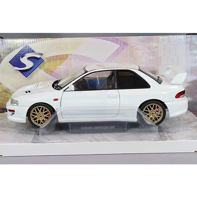 ソリド 1/18 スバル インプレッサ 22B 1998 ホワイト : キッドボックス