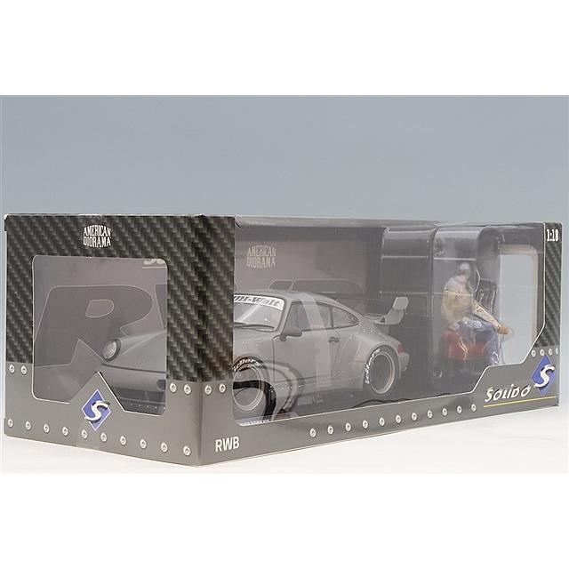ソリド 1/18 RWB ボディキット グレー 中井氏フィギュア付 : キッド