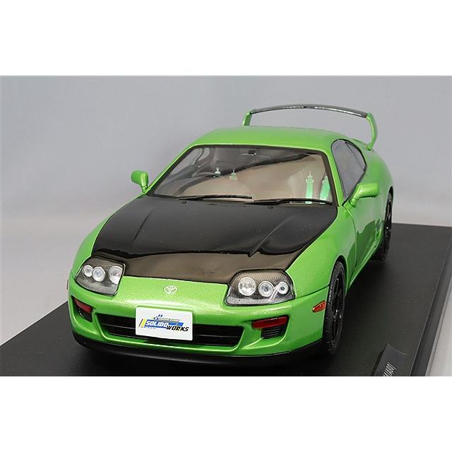 ソリド製　トヨタ　スープラ　MK4 (1/18) ソリド 1/18 トヨタ スープラ Mk.4 A80 ソリドワークス 1993 グリーン
