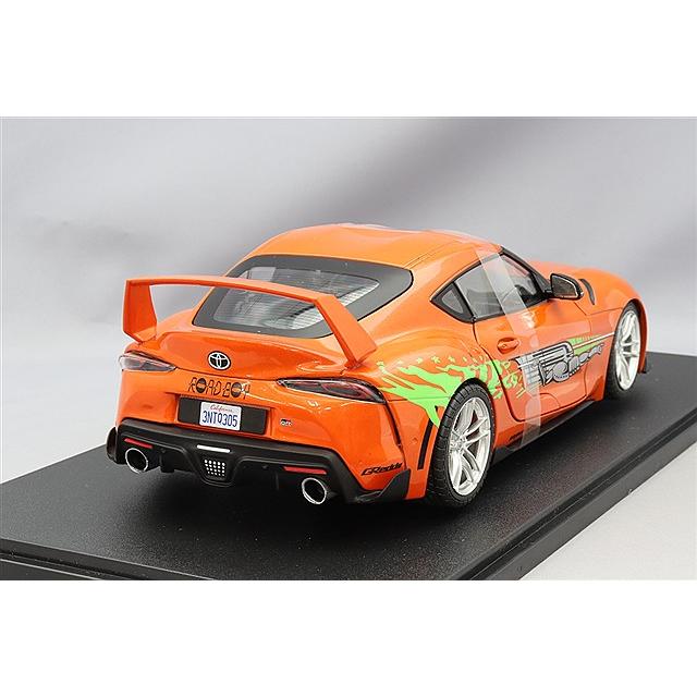 ソリド 1/18 トヨタ GR スープラ トリビュート 2024 オレンジ 左