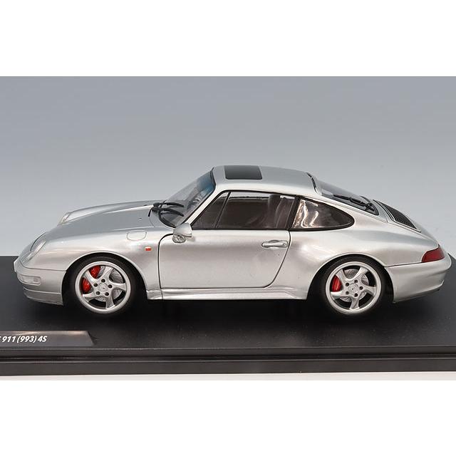 ソリド 1/18 ポルシェ 911 993 4S 1996 シルバー : キッドボックス