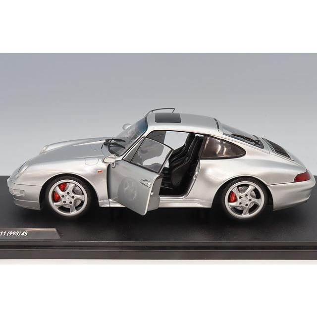ソリド 1/18 ポルシェ 911 993 4S 1996 シルバー : キッドボックス