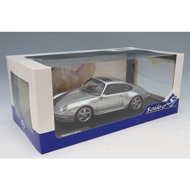 ソリド 1/18 ポルシェ 911 993 4S 1996 シルバー : キッドボックス