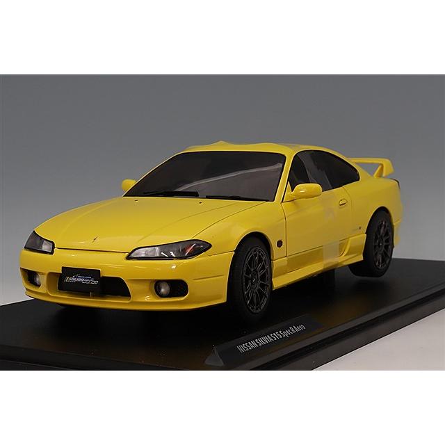 ソリド 1/18 日産 シルビア S15 spec R エアロ 1999 イエロー : キッド