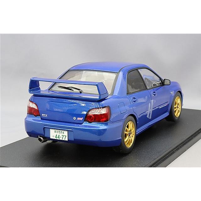 ソリド 1/18 スバル インプレッサ WRX STI 2003 ブルー 右ハンドル