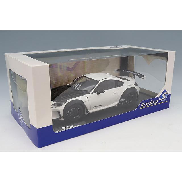 ソリド 1/18 トヨタ GR86 LBWK ボディキット 2024 ホワイト : キッド