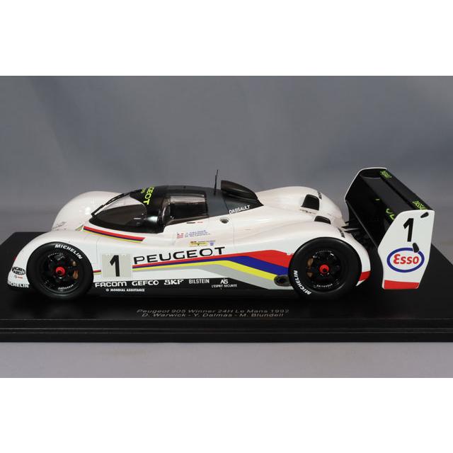 ミニカー/完成品 スパーク 1/18 プジョー 905 1992 ルマン24H ウィナー